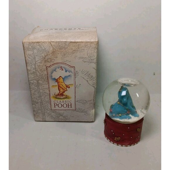 Disney Other - Vintage Disney Eeyore Classic Pooh Mini Snow Globe by Charpente